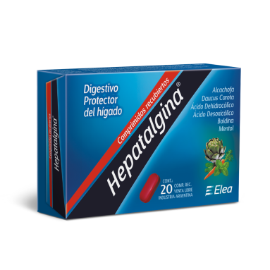 HEPATALGINA X 20 CMPR