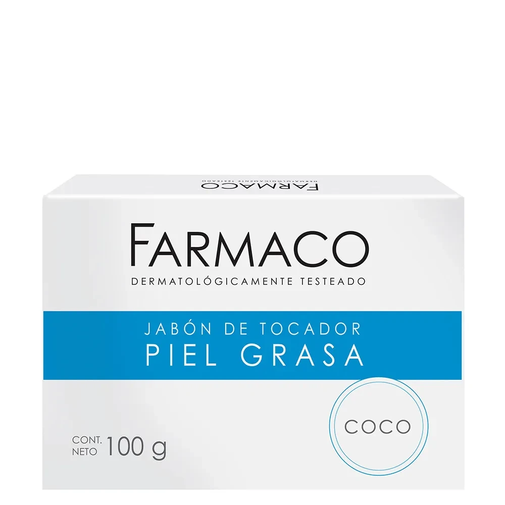 FARMACO JABÓN PIEL GRASA COCO X 100G