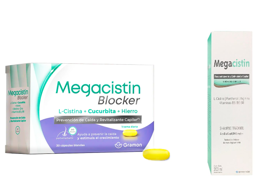 MEGACISTIN BLOCKER X 30 CÁPSULAS + SHAMPOO DE REGALO