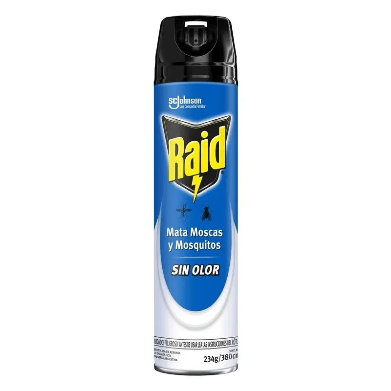 RAID AEROSOL MOSCA, MOSQUITO, ZANCUDOS S/OLOR X 380